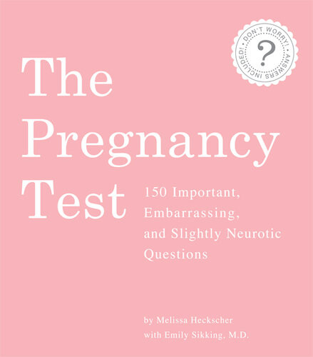 The Pregnancy Test 150 Important Embarrassing And Slightly Neurotic Questions Melissa Heckscher