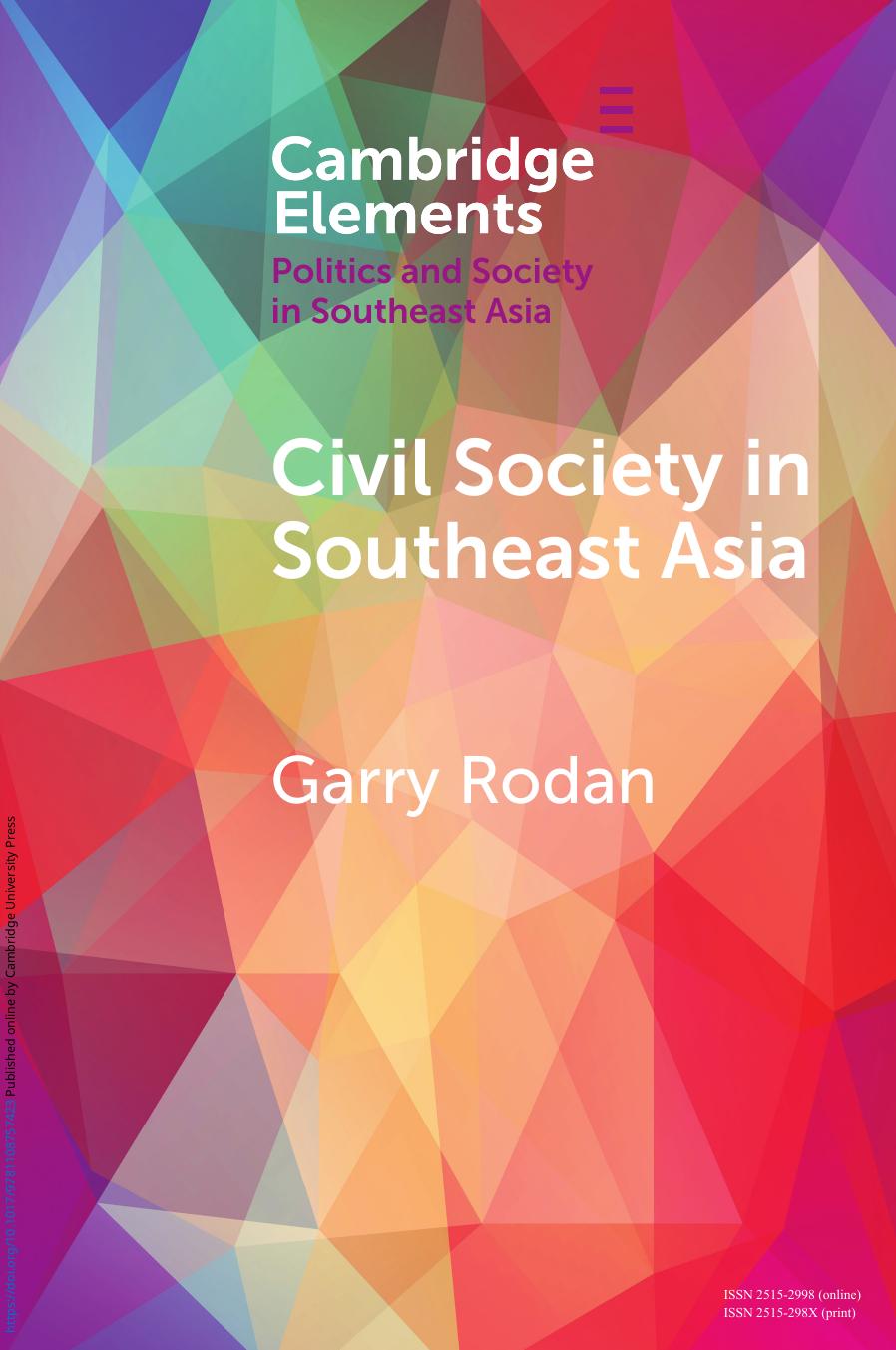 Civil Society In Southeast Asia Garry Rodan