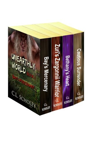 Cl Scholeys 4book Box Set Bays Mercenary Zuris Zargonnii Warrior Bethanys Heart And Cautious Surrender Cl Scholey