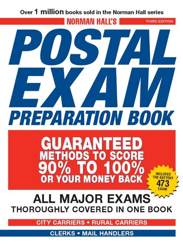 Norman Halls Postal Exam Preparation Book Everything You Need To Know All Major Exams Thoroughly Covered In One Book Norman Hall