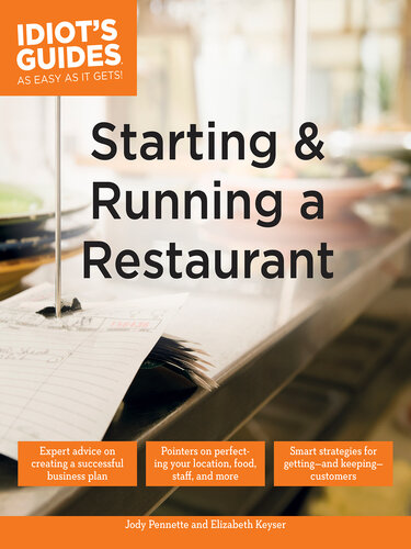 Starting And Running A Restaurant Jody Pennette Elizabeth Keyser