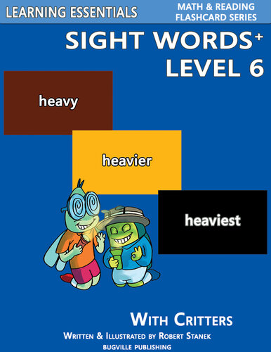 Sight Words Plus Level 6 Sight Words Flash Cards With Critters For Grade 3 Up William Robert Stanek