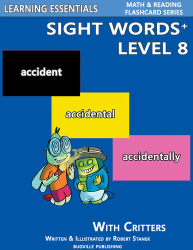 Sight Words Plus Level 8 Sight Words Flash Cards With Critters For Grade 3 Up William Robert Stanek