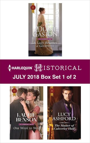Harlequin Historical July 2018box Set 1 Of 2 Diane Gaston Laurie Benson