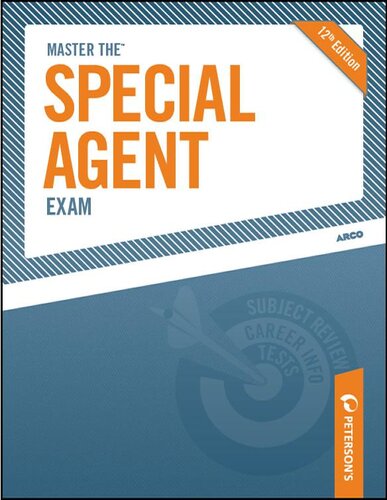 Master The Special Agent Exam Petersons