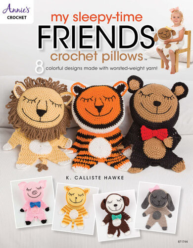 My Sleepytime Friends Crochet Pillows Calliste Hawke