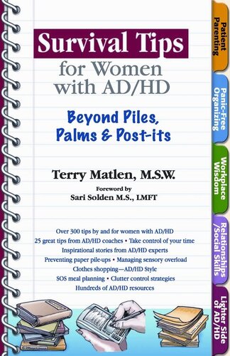 Survival Tips For Women With Adhd Beyond Piles Palms Postits Terry Matlen
