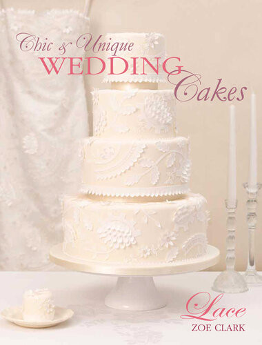 Chic Unique Wedding Cakes Lace Zoe Clark