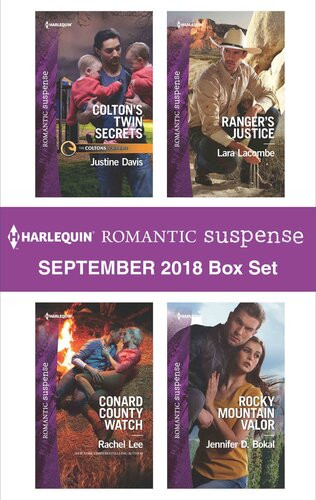 Harlequin Romantic Suspense September 2018 Box Set Coltons Twin Secrets Conard County Watch Rangers Justice Rocky Mountain Valor Justine Davis