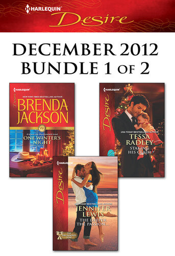 Harlequin Desire December 2012 Bundle 1 Of 2 One Winters Nightthe Deeper The Passionstaking His Claim Brenda Jackson