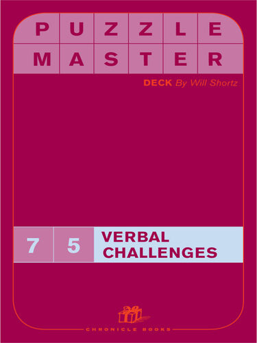 Puzzlemaster Deck 75 Verbal Challenges Will Shortz