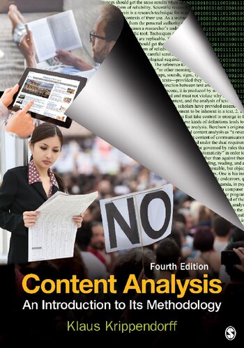 Content Analysis An Introduction To Its Methodology 4th Edition Klaus Krippendorff