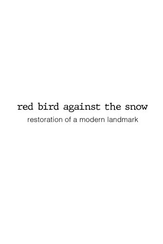Red Bird Against The Snow Dorri Steinhoff