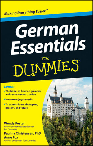 German Essentials For Dummies Wendy Foster Paulina Christensen