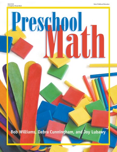 Preschool Math Robert Williams Elizabeth Cunningham Joy Lubawy