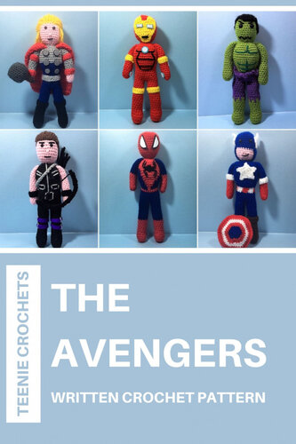 The Avengers Written Crochet Patterns Teenie Crochets
