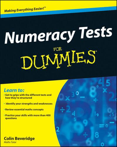 Numeracy Tests For Dummies Colin Beveridge