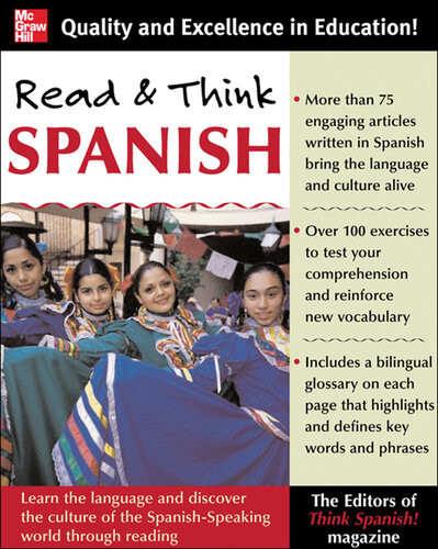 Read And Think Spanish Book The Editors Of Think Spanish Magazine The Editors Of Think Spanish
