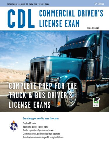 Cdl Commercial Drivers License Exam Editors Of Rea Matt Mosher