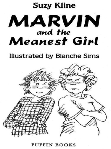 Marvin And The Meanest Girl Suzy Kline