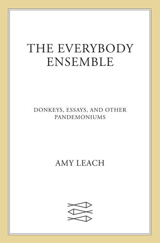 The Everybody Ensemble Donkeys Essays And Other Pandemoniums Amy Leach
