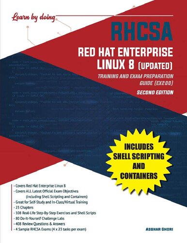 Rhcsa Red Hat Enterprise Linux 8 Updated Training And Exam Preparation Guide Ex200 Asghar Ghori Asghar Ghori