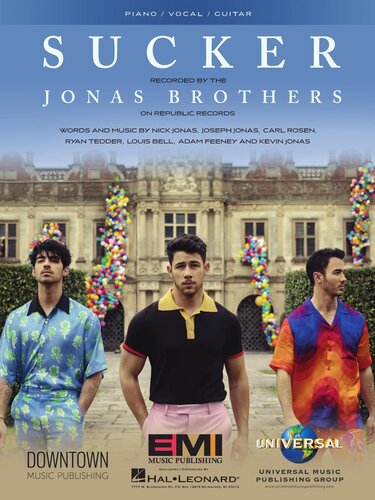 Sucker Sheet Music Pianovocalguitar Jonas Brothers