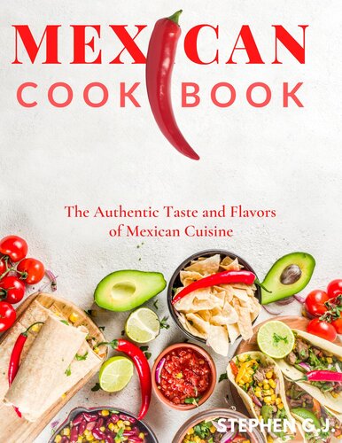 Mexican Cookbook Stephen Gj