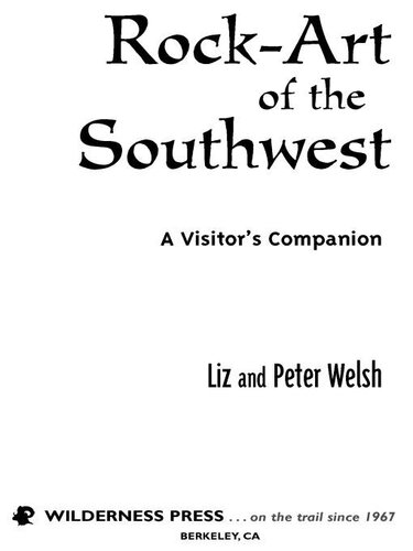 Rockart Of The Southwest Liz Welsh Peter Welsh