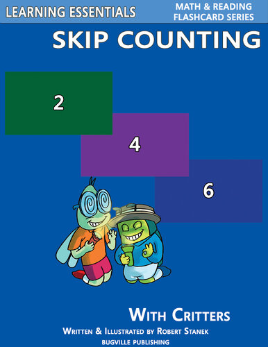 Skip Counting By 2 3 4 5 6 7 8 9 And 10 Number Flash Cards With Critters William Robert Stanek