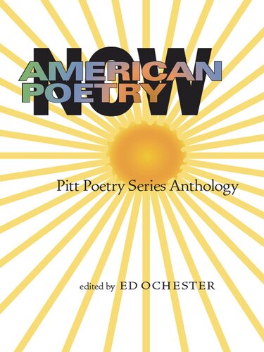 American Poetry Now Pitt Poetry Series Anthology Ed Ochester
