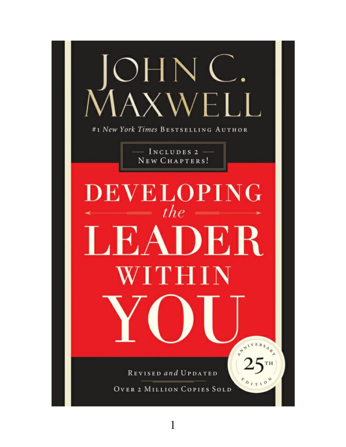 Developing The Leader Within You 20 John C Maxwell