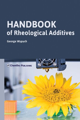 Handbook Of Rheological Additives George Wypych
