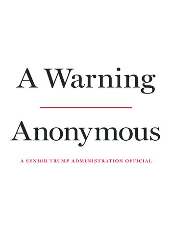A Warning Anonymous Miles Taylor