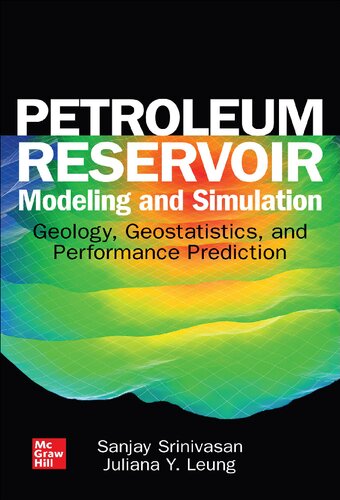 Petroleum Reservoir Modeling And Simulation Geology Geostatistics And Performance Reduction Sanjay Srinivasan