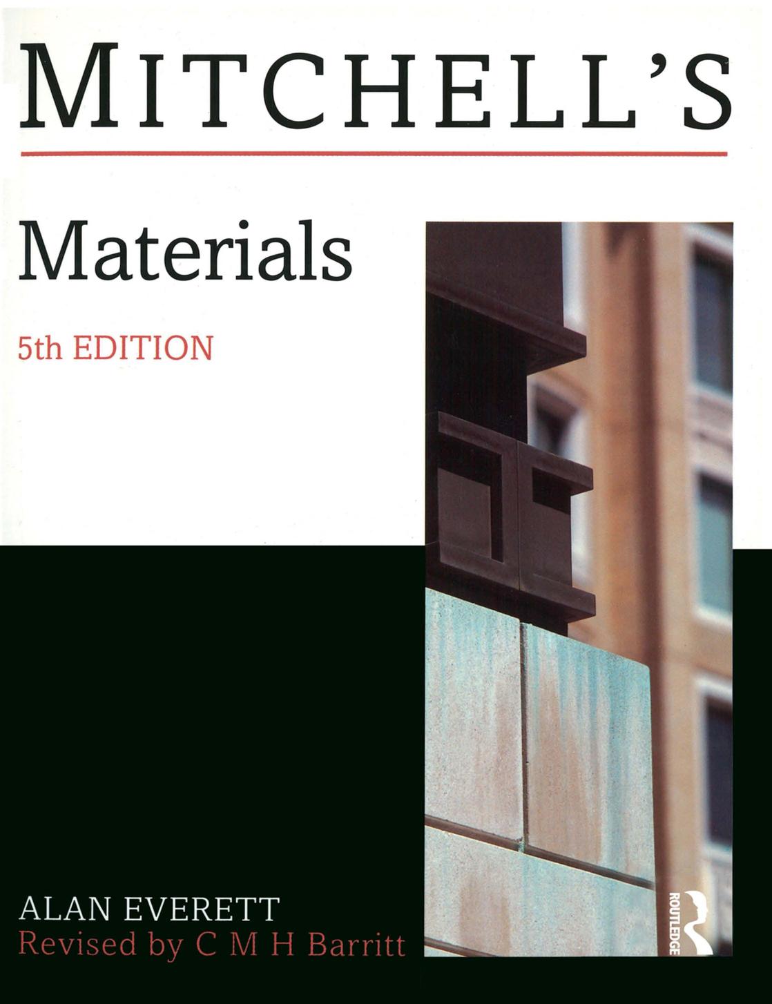 Materials 5th Edition 5th Alan Everett C M H Barritt