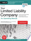 Your Limited Liability Company An Operating Manual 10th Edition 10th Anthony Mancuso