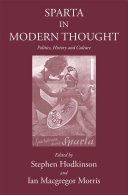 Sparta In Modern Thought Politics History And Culture 1st Edition Stephen Hodkinson