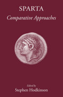 Sparta Comparative Approaches Stephen Hodkinson Editor