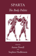 Sparta The Body Politic Stephen Hodkinson Anton Powell