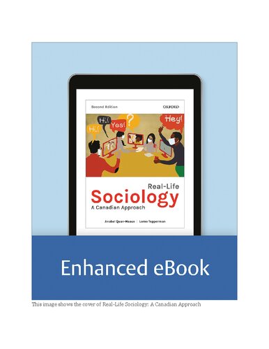 Reallife Sociology A Canadian Approach Second Anabel Quanhaase