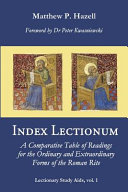 Index Lectionum Matthew Hazell