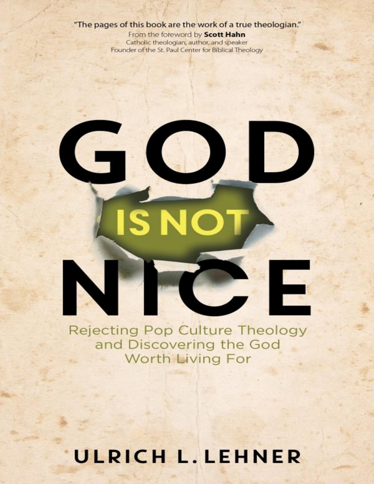 God Is Not Nice Ulrich L Lehner