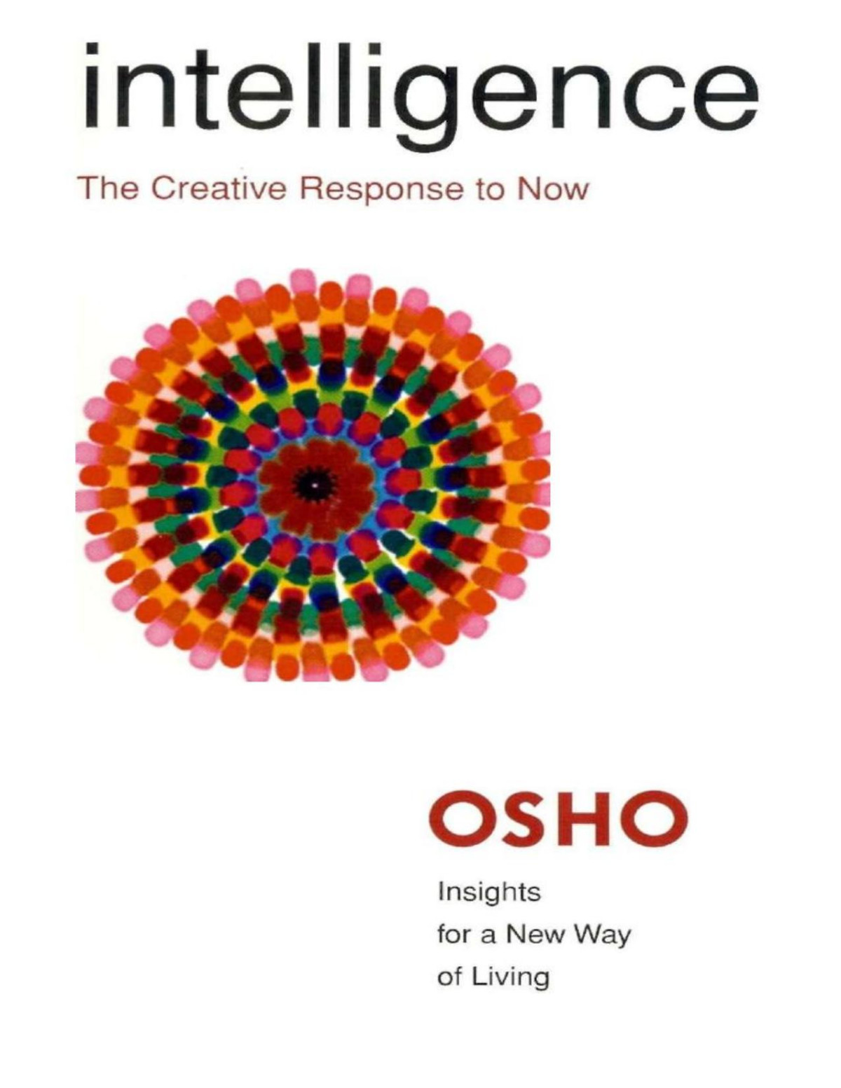 Intelligence The Creative Response To Now Osho