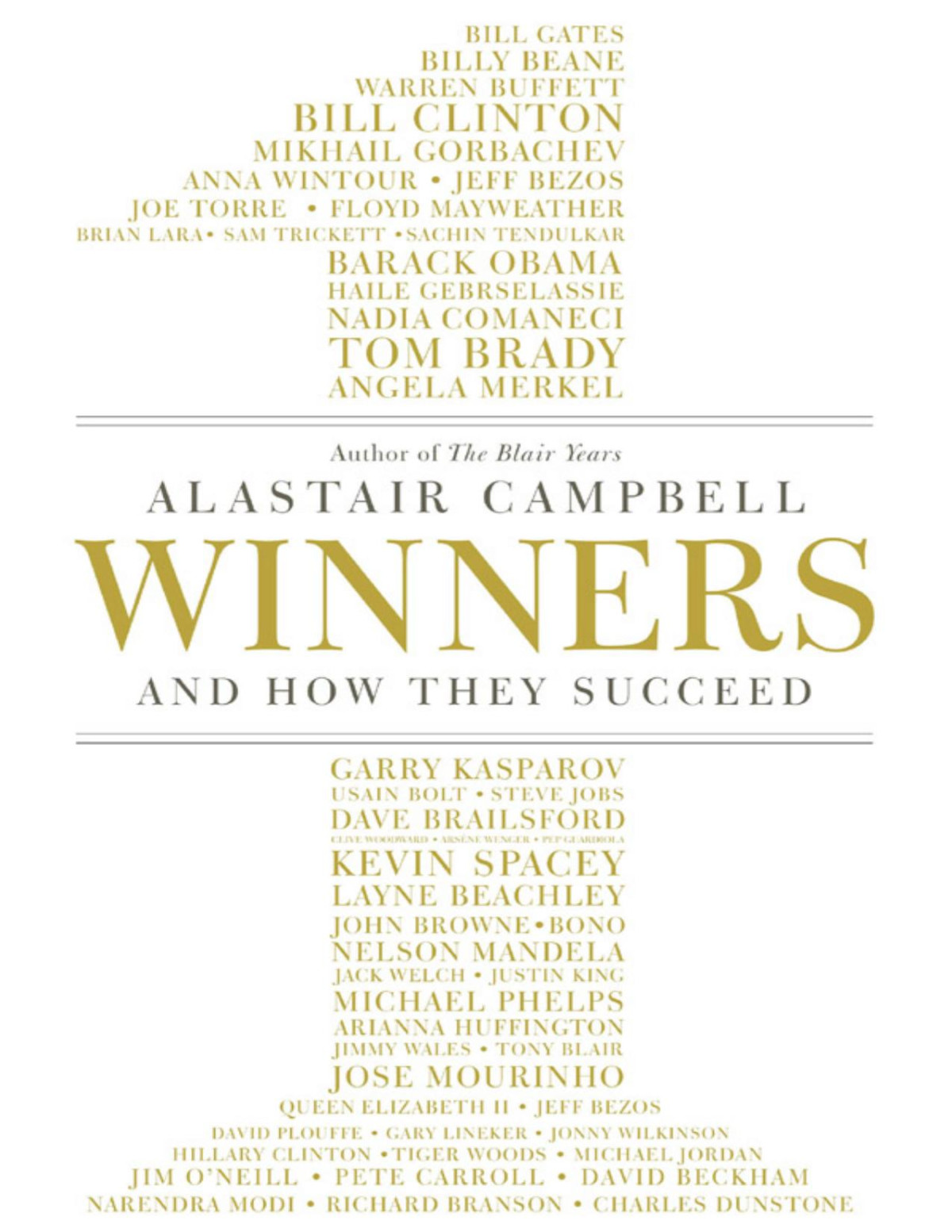 Winners Alastair Campbell
