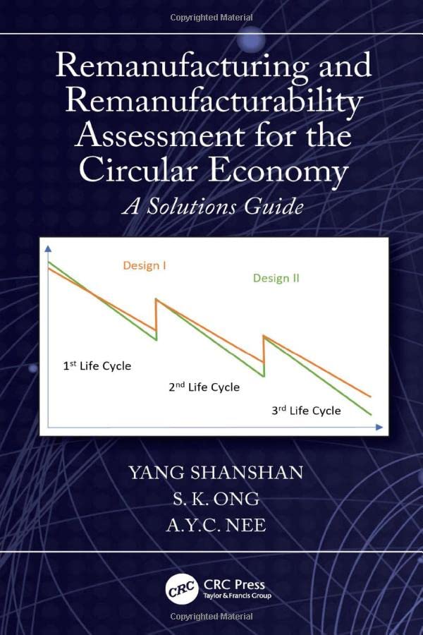 Remanufacturing And Remanufacturability Assessment For The Circular Economy Yang Shanshan