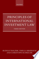 Principles Of International Investment Law 3rd Ursula Kriebaum