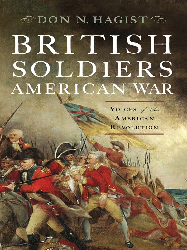 British Soldiers American War Don N Hagist