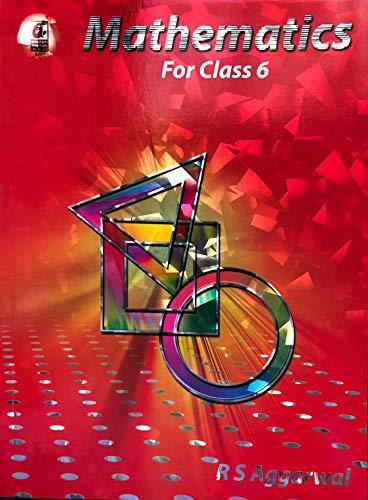 Mathematics For Class 6 2022th Edition Rs Aggrawal