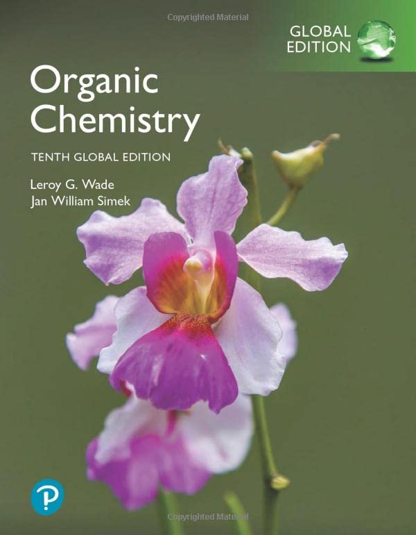 Organic Chemistry Global Edition 10th Leroy Simek Wade Jan